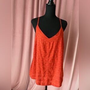 Volcom Rust Red Textured Camisole